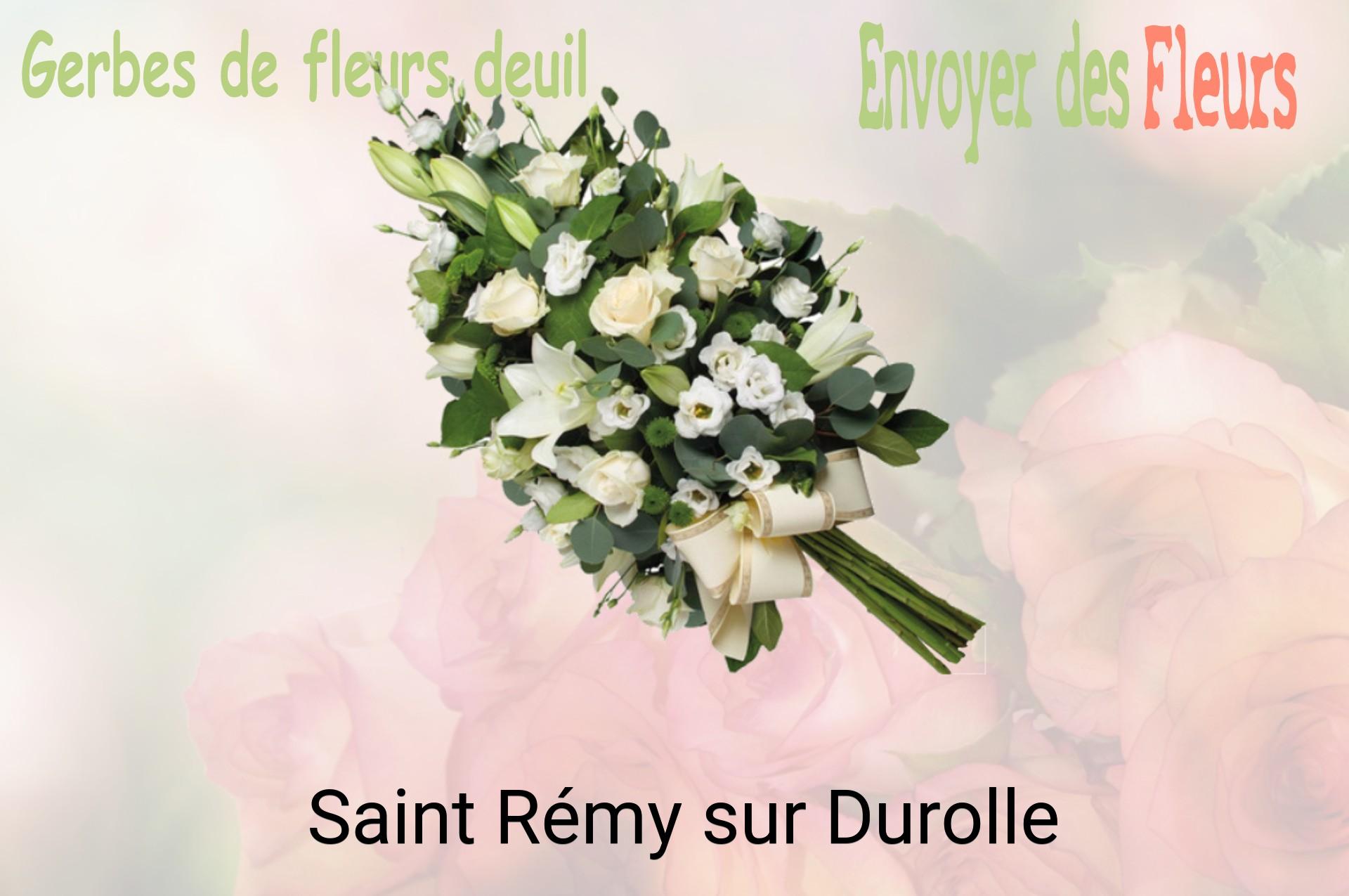 Gerbe de fleurs de deuil livrée à Saint-Rémy-sur-Durolle